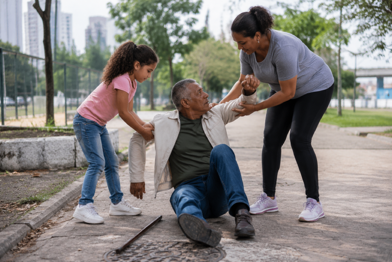 Quedas em idosos, tratamento e dicas de prevenção